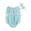 Wholesale Invory Newborn Plain Lace Baby Romper for babies