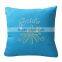 Home Decoration Pillow With Rhinestone Heat Transfer Motif