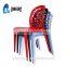 LS-4031A Wholesale Leisure Design Outdoor Furniture Stackable Full Plastic Cheap Used Colorful Garden Chairs for Hot Sale