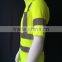 Mens short sleeve sew-on generic reflective tape USA high visibility t-shirt