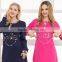 NEW DESIGN WINTER LADY'S NIGHTGOWNS PLUS SIZE THICK O-NECK WITH BOTTON COTTON GOWNS