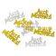 Pvc Confetti Party Decorations Wedding Alphabet "Just Married" At Random