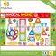 52pcs Promotional christmas amazing 3D ABS plastic magnetic building blocks toys for kids