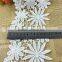 water soluble embroidery lace trim high quality lace