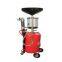 80L wheel mounted Pneumatic Waste Oil Drainer and suction with transparent chamber