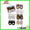 high quailty soft plush animal baby slippers