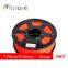 Orange ABS 3D Printing Filament 1.75mm 3mm