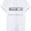 Killin It Fashion Cotton Women T shirt T-shirt Tops Harajuku Tee White Black Short Sleeve tshirts Casual Night Club Clothing