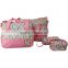 Newest Desgin Red 5pcs Multi-Function Mommy Baby Bag