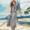 Europe And America Chiffon Printing Loose Sandbeach Dress
