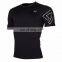 Custom printed short sleeve rash guard for running