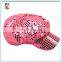 Pink Sequined Newsboy Cabbie Party Disco 70s Costume Hats HPC-0218
