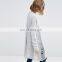 Fashion Lightweight Open Front Knit Cardigan With Ladder Stitch