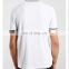 white ribbed trim sports t-shirt