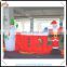 Wholesale inflatable santa with snowman, inflatable christmas santa noel banner,xmas santa claus decor from china manufacturer