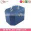 Lock can carry Irregular blue leather box with mirror