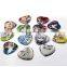 Anime Heart Shape Custom Made Plastic Tin Button Badge Star Tin Button Badges