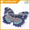 Iron-on butterfly patch with sequin embroidery applique