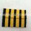 pilot or officer 4bars gold metallic shoulder patch/epaulet