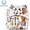 China wholesale comfy baby prefold cloth diapers