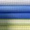 Cleanroom ESD Fabric Antistatic Woven Polyester Fabric 5mm Grid White Blue Yellow Color