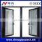 CE certificate tempered glass used aluminum windows