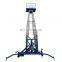 7LSJLII Shandong SevenLift 16m mobile telescopic hydraulic aluminum towable aerial man lifts