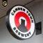 Outdoor LED Sign Round Printed Sign Acrylic Advertising Light Box