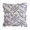 Boho style Colorful Hand Block Indian Pillow Cover Decorative 18X18"  Embroidery Chindi Cushion Cover