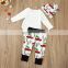 Family Matching Christmas Clothes 3pcs Newborn Are You Serious Clark Romper Christmas Tree Truck Pant Hat Baby Outfits