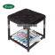 Reatai high quality customized velvet fabric indoor metal seat bench sofa