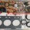 For KOMATSU excavator 3D78E 3TN78E 3D78 3TNE78 head gasket + piston+ ring + bearing