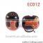 Wholesale lead free fancy acrylic glass beads for bracelet EC007 (Chrismas Gift)