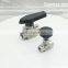 Sunthai 1/2" bsp needle valve Sanitary PN64 SS304  Mini hydraulic NPT needle valve