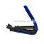Flat and Round cable hand Crimper Stripping Hand Crimp Tool
