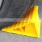 Yellow Plastic Car Wheel Block Wheel Stop