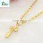 Gold cross necklace
