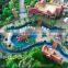 Architectural plastic scale model , water park miniature building model