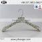 plastic clothes hanger rubber hanger with antislip surface for lady