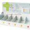 Recyclable material cardboard small counter pop display stand