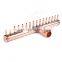 New Design Brass Manifold Chrome-Plated For Floor Heating