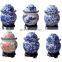 Jingdezhen Lead-Free Painted Ceramic Jars For Pickled Vegetable With Three Different Sizes