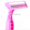 Latest producing eco Custom Color Safety Disposable Changeable Twin Blade Razor