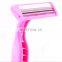 Latest producing eco Custom Color Safety Disposable Changeable Twin Blade Razor