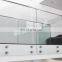 Terrace Balcony Glass Railing for Outdoor Aluminum U Channel Designs Frameless Glass Balustrades