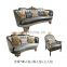 Luxury Royal Living Room Sofa Furniture Golden Dubai Style Sofa Design