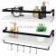 Decoration wall mounted storage shelves for kitchen floating shelves bathroom