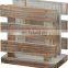 Homeuse Brown or  White Color Wooden Tabletop Napkin Holder Paper Napkin Storage Dispenser 5.5x5.5x3 inches