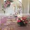 Elegant Acrylic Wedding Flower Stand Columns Clear Pillar Decorative Vases Rectangular Wedding Decoration