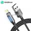 SIKENAI Smart Power Off 5A Fast Charging USB for iPhone charger data Cable for Iphone 12 11 X Pro max